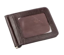 Придбати - затискач для грошей  Чоловічий затискач ST Leather 18938 Коричневий