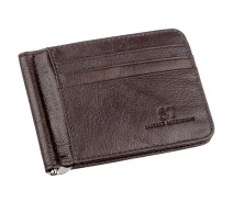Придбати - затискач для грошей  Чоловічий затискач ST Leather 18941 Коричневий