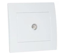 Придбати - розетку и выключатель  ТВ розетка Sven SE-125 white (7100091) (131415-01)