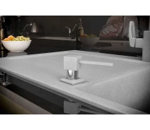 Придбати - дозатор (диспенсер) для ванної кімнати  Дозатор для кухонного миття Kaher Lando Сірий