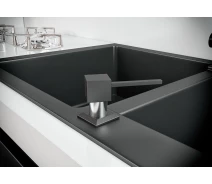 Придбати - дозатор (диспенсер) для ванної кімнати  Дозатор для кухонного миття Kaher Lando Чорний