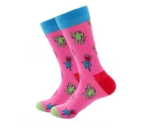Придбати - чоловічу шкарпетку  Високі шкарпетки Friendly Socks. Колір рожевий. Артикул: 27-0281 (p27-0281-40-46)