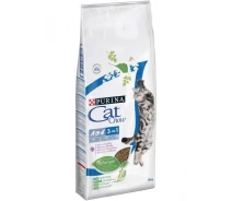 Придбати - корм для кота  Корм Purina Cat Chow Feline 3 в 1 для дорослих кішок з індичкою, 15 кг (39289)