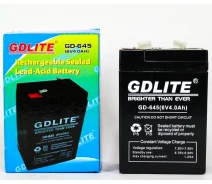 Придбати - батарейку та аккумулятор  Акумулятор для торгової ваги світильників 6V 4A GDLITE GD-645