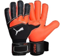 Придбати - воротарську рукавичку  Воротарські рукавички Puma One Grip 2 GC чорно-жовтогарячі 4163401 Розмір 7.5