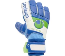 Придбати - воротарську рукавичку  Воротарські рукавички Uhlsport FANGMASCHINE AQUASOFT HN ION-MASK синьо-біло-зелені 1000378 01 Розмір 7.5