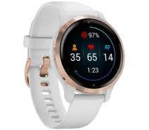 Придбати - смарт-годинник  Смарт-годинник Garmin Venu 2S Rose Gold Bezel with White Case and Silicone Band (010-02429-13) (227089)