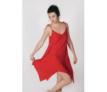 Придбати - пляжний сарафан  Червоний жіночий сарафан Shato ST 253 red 48 (XL) Червоний Shato ST 253 red