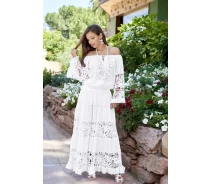 Придбати - пляжну спідницю  Довга пляжна спідниця Fresh Cotton 2724 F-1C ​​One Size Білий Fresh Cotton 2724 F-1C
