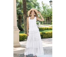Придбати - пляжну спідницю  Льотна спідниця з мереживом Fresh Cotton 2723 F-1C ​​One Size Білий Fresh Cotton 2723 F-1C