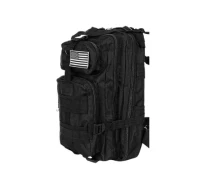 Придбати - рюкзак  Тактичний рюкзак спортивний туристичний регульований для походів риболовлі 26 л 44х28х16 см (476486-Prob) Чорний