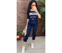 Придбати - жіночий спортивний костюм  Fashions Костюм жіночий модний Fashions 52-54 темно-синій (11229-1-тк)
