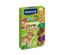 Придбати - ласощі для гризуна  Крекер для кроликів з овочами горіхами та лісовими ягодами Vitakraft Kracker Trio-Mix 3 шт (4008239252272)