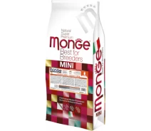 Придбати - корм для собаки  Сухий корм для собак Monge Dog Bwild Gr. Free Mini качка 15 кг (8009470004688)