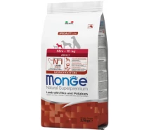 Придбати - корм для собаки  Сухий корм для собак Monge Dog Mini Adult зі смаком ягняти 2.5 кг (8009470011549)