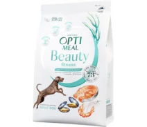 Придбати - корм для собаки  Сухий корм для собак Optimeal Beauty Fitness беззерновий на основі морепродуктів 4 кг (4820215366052)