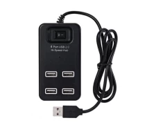 Придбати - кардрідер  Хаб концентратор UKC на 4 порти USB 2.0 P-1601 Чорний (95505)