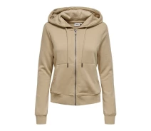 Придбати - жіночу кофту  Толстовка ONLFEEL LIFE L/S ZIP HOOD SWT 15240765-Humus ONLY XS Бежевий
