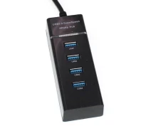 Придбати - кардрідер  Хаб концентратор UKC на 4 порти USB 3.0 P-303 Чорний (15225545)