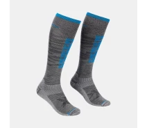 Придбати - компресійну шкарпетку  Термошкарпетки Ortovox Ski Compression Long Socks Mens 45-47 Сірий-Блакитний (025.001.0123)