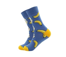 Придбати - жіночу шкарпетку  Шкарпетки Friendly Socks Bananas сині з жовтими п'ятами (p27-0460-36-40)