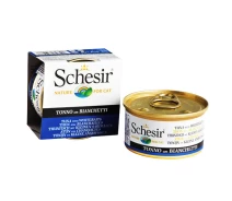 Придбати - корм для кота  Вологий корм для кішок Schesir Tuna Whitebait з тунцем і мальками 85 г
