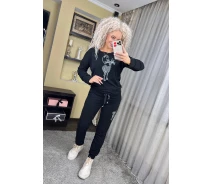 Придбати - жіночий спортивний костюм  Fashions Костюм жіночий Кішка Fashions 54-56 чорний (№811/а-ол)