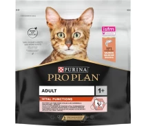 Придбати - корм для кота  Сухий корм для дорослих котів Purina Pro Plan Adult 1+ Vital Functions з лососем 400 г (7613036545037)