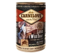 Придбати - корм для собаки  Вологий корм для собак Carnilove Lamb Wild Boar 400 г (ягня та кабан)