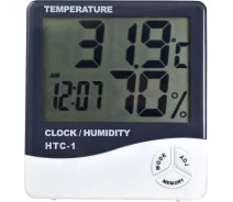 Придбати - кімнатний термометр  Цифровий термогігрометр HTC LCD 3 в 1 HTC-1 (000840)