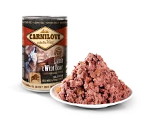 Придбати - корм для собаки  Консерви Carnilove Grain Free Dog Adult з ягням і кабаном (НФ-00000029)