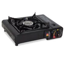 Придбати - туристичний пальник та плиту  Газова плита портативна TIGER BSZ-155-A подвійної дії з адаптером в кейсі R16856 (006848)
