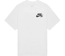 Придбати - чоловічу футболку  Футболка Nike SB TEE LOGO біла DC7817-100 Розмір L (DC7817-100_L)