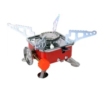 Придбати - туристичний пальник та плиту  Газовий пальник туристичний K-202 з п'єзопідпалом (017286)