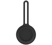 Придбати - смарт-брелкок  Чохол-брелок ArmorStandart для AirTag Silicone Long Loop Black (ARM58946)