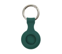 Придбати - смарт-брелкок  Чохол-брелок ArmorStandart для AirTag Silicone Ring Dark green (ARM59001)
