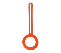 Придбати - смарт-брелкок  Чохол-брелок ArmorStandart для AirTag Silicone Long Loop Open Orange (ARM59164)