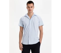 Придбати - чоловічу сорочку  Сорочка JJCLINT SHIRT S/S SLIM FIT 12163646 Cashmere Blue Jack & Jones XL Блакитний