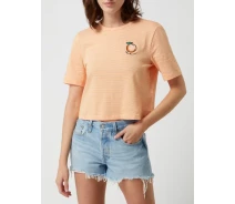 Придбати - чоловічу футболку  Футболка ONLFRUITY LIFE S/S STRIPE TOP BOX JRS 15231612 Mock Orange - BRIGHT WHITE + PEACH ONLY XS Помаранчевий