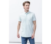 Придбати - чоловічу футболку  Поло alloverprinted polo 1024053-29658 Tom Tailor XL Білий