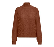 Придбати - жіночу кофту  Кофта HIGHNECK PULLOVER KNT 15210792 Tortoise ONLY XS Коричневий