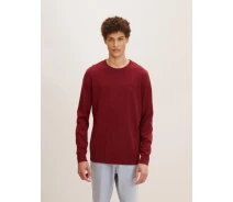 Придбати - чоловічу кофту  Кофта BASIC CREW NECK SWEATER 1027299-30315 Tom Tailor M Бордовий