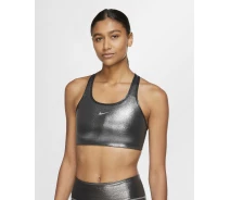 Придбати - жіночий спортивний топ  Бра W NK SWOOSH ICNCLSH SHMR BRA CT3791-010 Nike XS Сірий