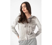 Придбати - жіночу кофту  Кофта ONLBILLY LS VELOUR HOODIE JRS 15240646 Ash ONLY S Сірий