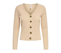 Придбати - чоловічу сорочку  Сорочка ONLNELLA L/S BUTTON TOP CS NN 15261547-Toasted Almond ONLY XS Бежевий