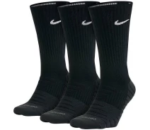 Придбати - чоловічу шкарпетку  Шкарпетки Nike DRY CUSH CREW чорні 3 пари SX5547-010 (SX5547-010_39-42)