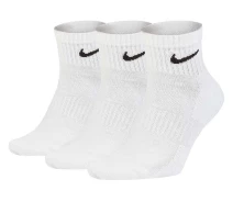 Придбати - чоловічу шкарпетку  Шкарпетки Nike Everyday Cushion Ankle білі (3 пари) SX7667-100 (SX7667-100_39-42)
