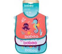 Придбати - слюнявчик для малюків  Слюнявчик Baboo Sea Life 3 шт (90603) (513332-01)