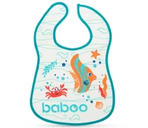 Придбати - слюнявчик для малюків  Нагрудник бавовняний BABOO 11-010 Sea Life, 3+ міс (508)