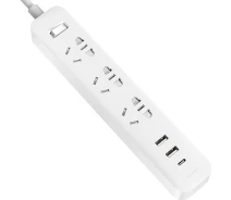 Придбати - мережевий фільтр  Мережевий фільтр-подовжувач Xiaomi Mi Power Strip 20W Fast Charging 2A1C (XMCXB05QM) EU [81783]